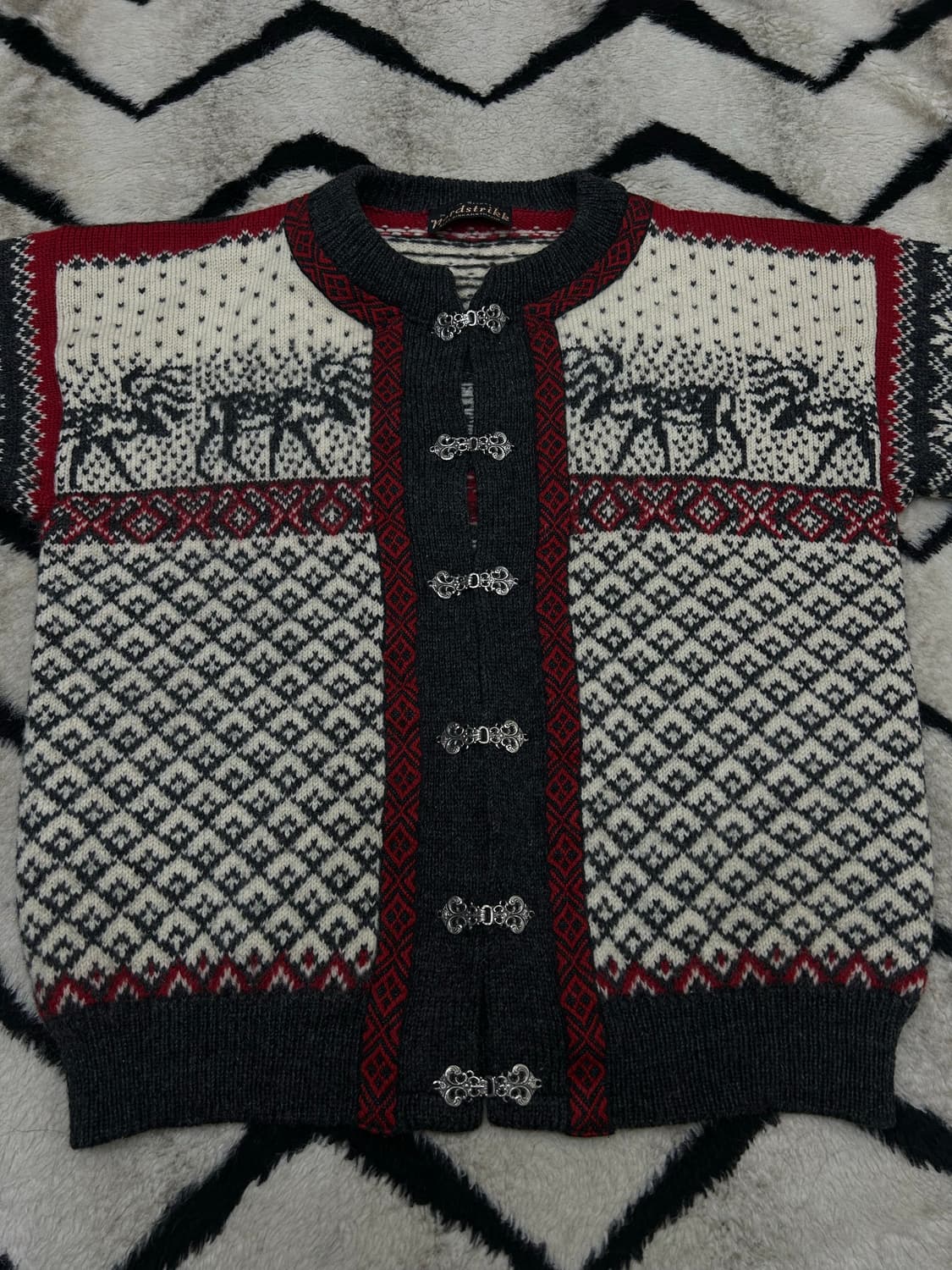 [실측XL]Nordstrikk 노르딕 패턴 가디건 상품이미지2