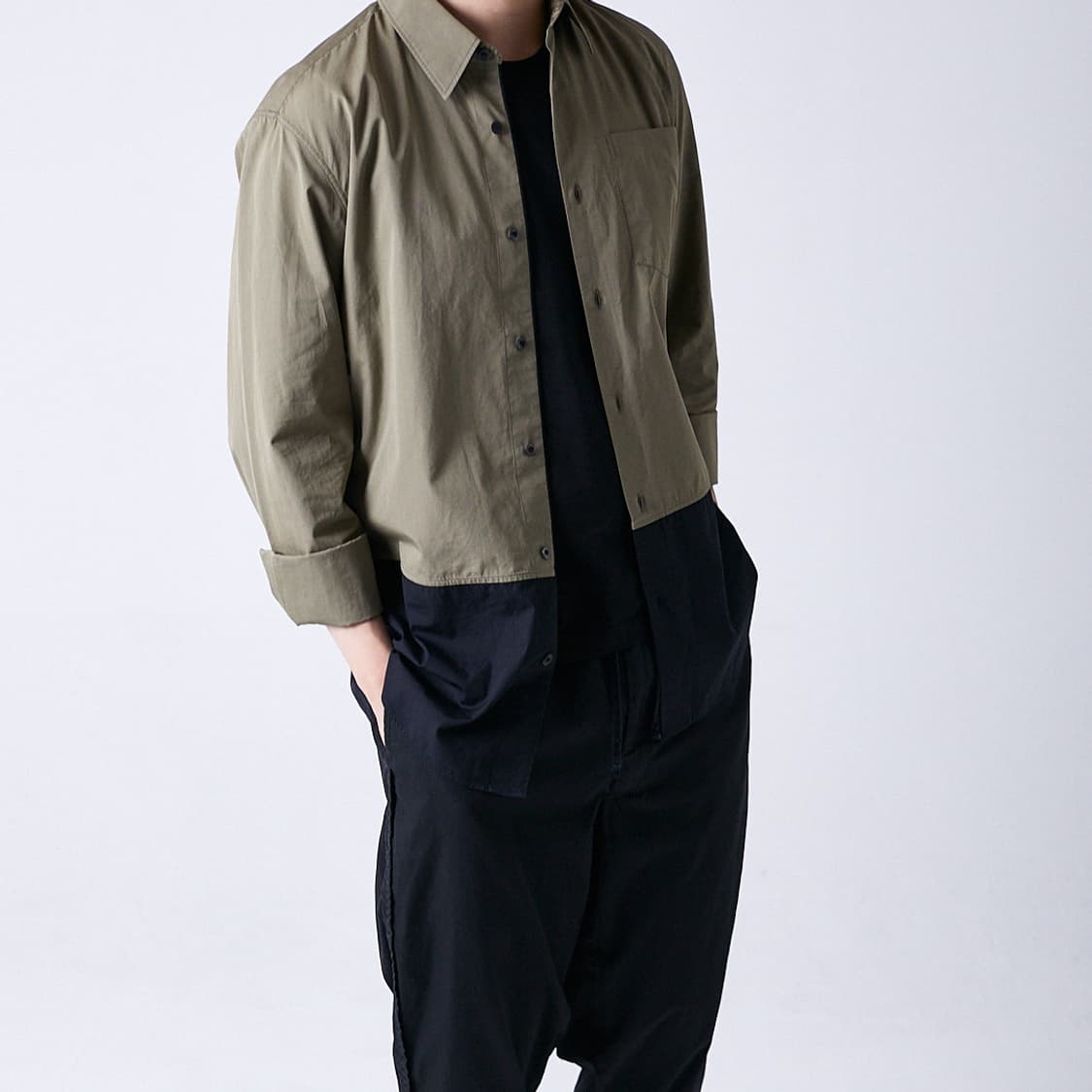 Color Block Shirts 상품이미지6