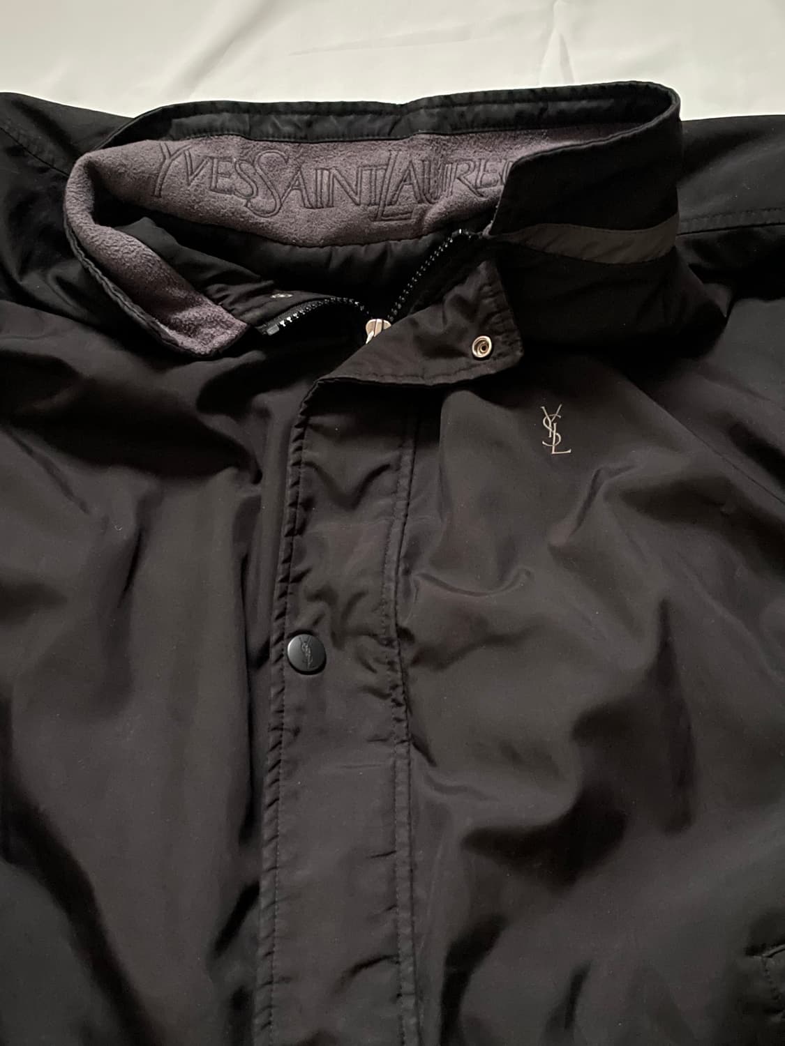 (택포) 입생로랑 블루종 봄버 자켓 상품이미지3