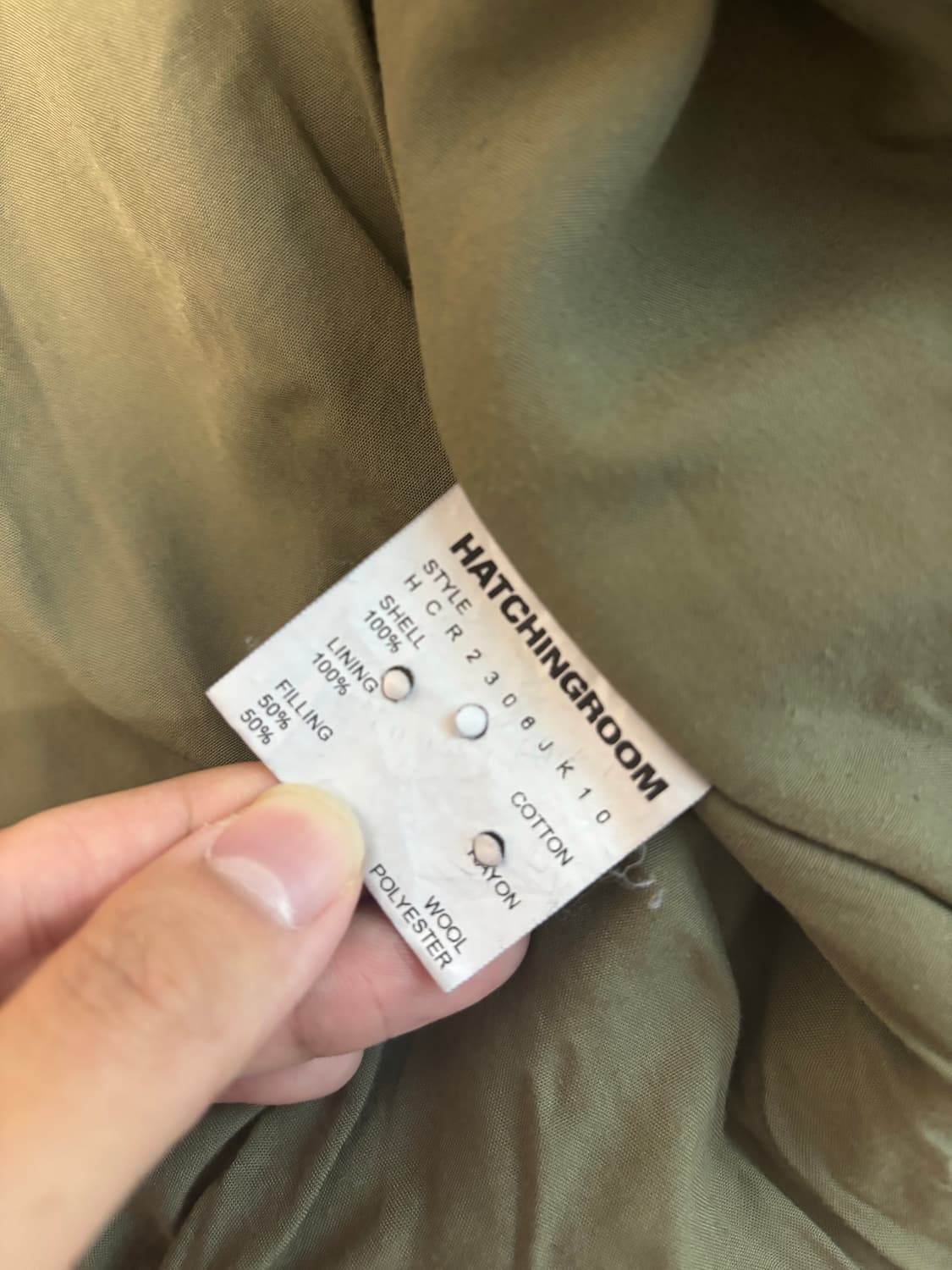 (3) 해칭룸 헤비 플라이트 자켓 카키 상품이미지3