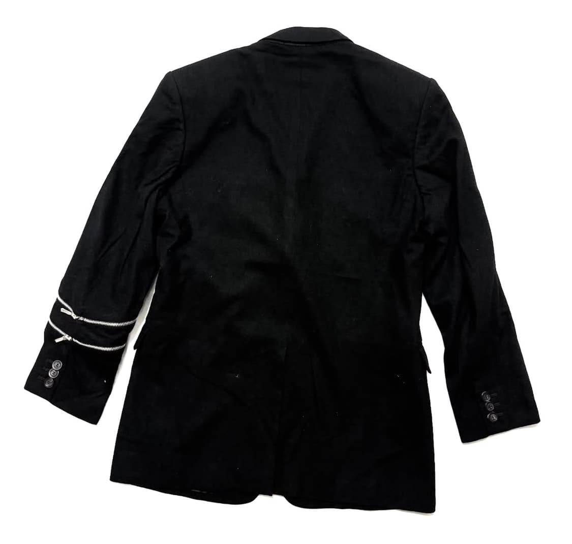 베르사체 - 90s 더블 지퍼 슬리브 테일러드 자켓 상품이미지4