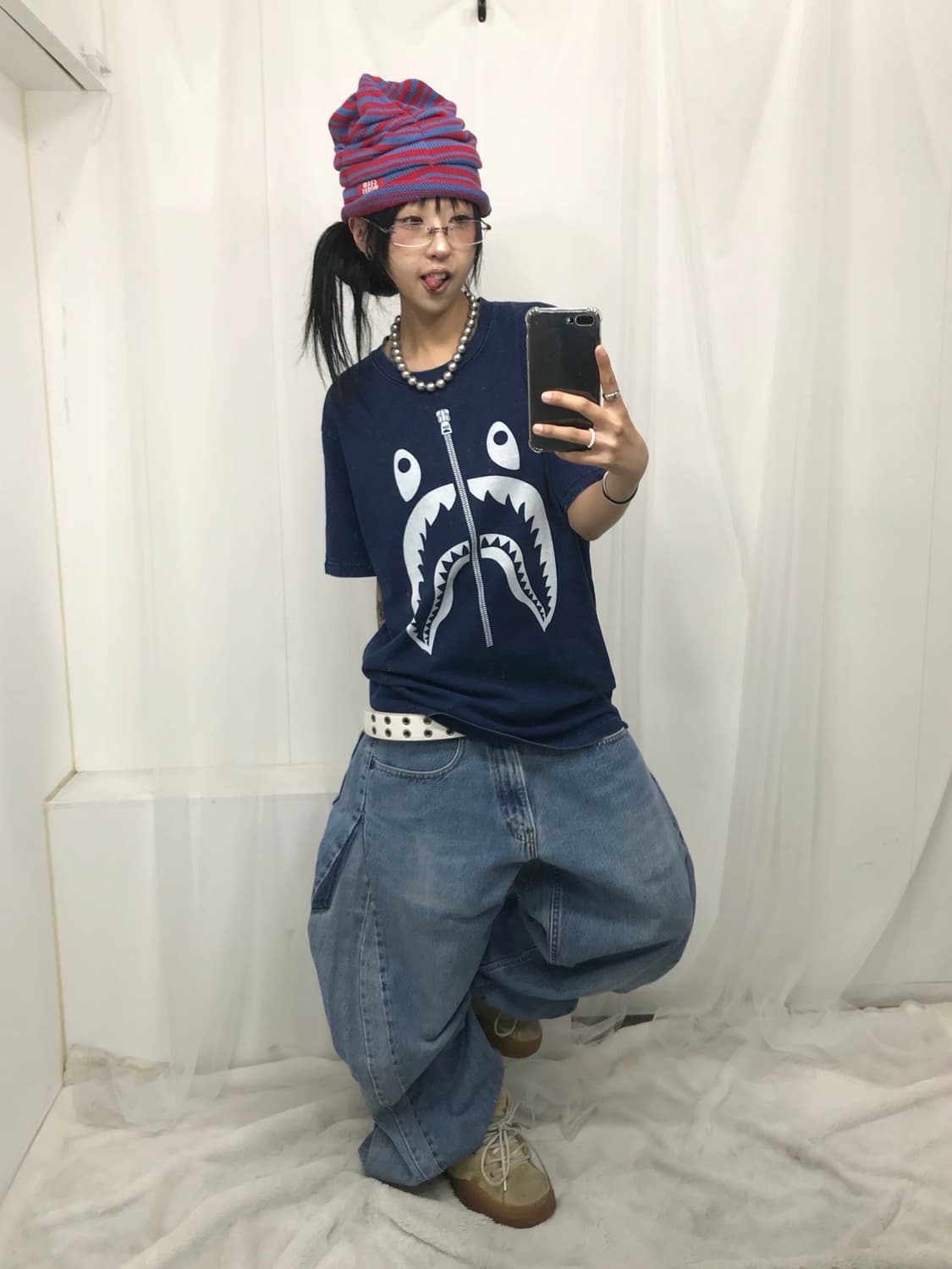 < Bape Shark Printing T-shirt > 상품이미지3