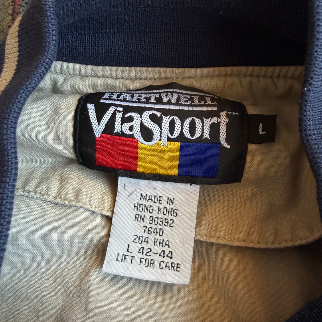 90s 하트웰 바이스포츠 데님 바시티 자켓 상품이미지5