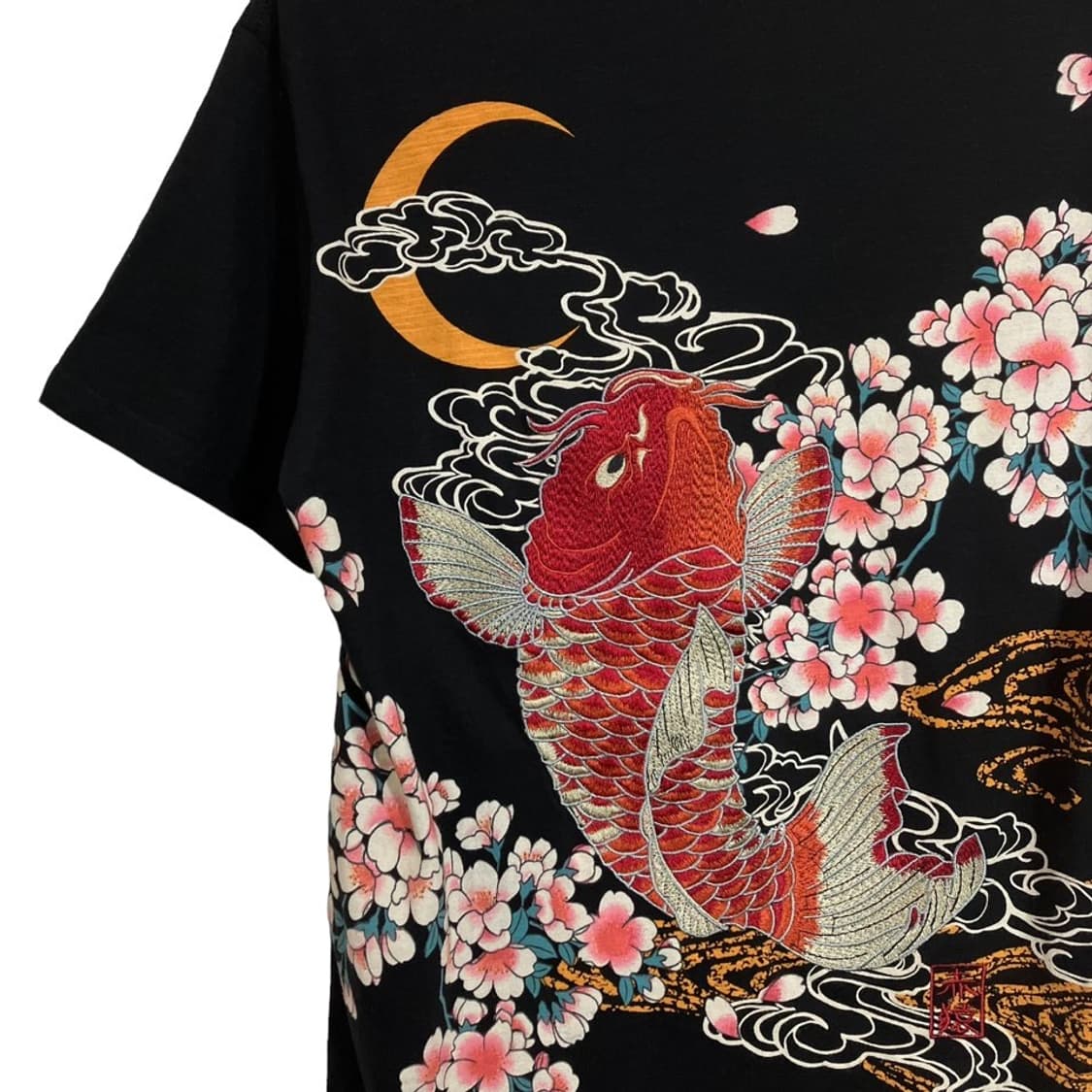 오리엔탈 코이 자수 반팔티 상품이미지5