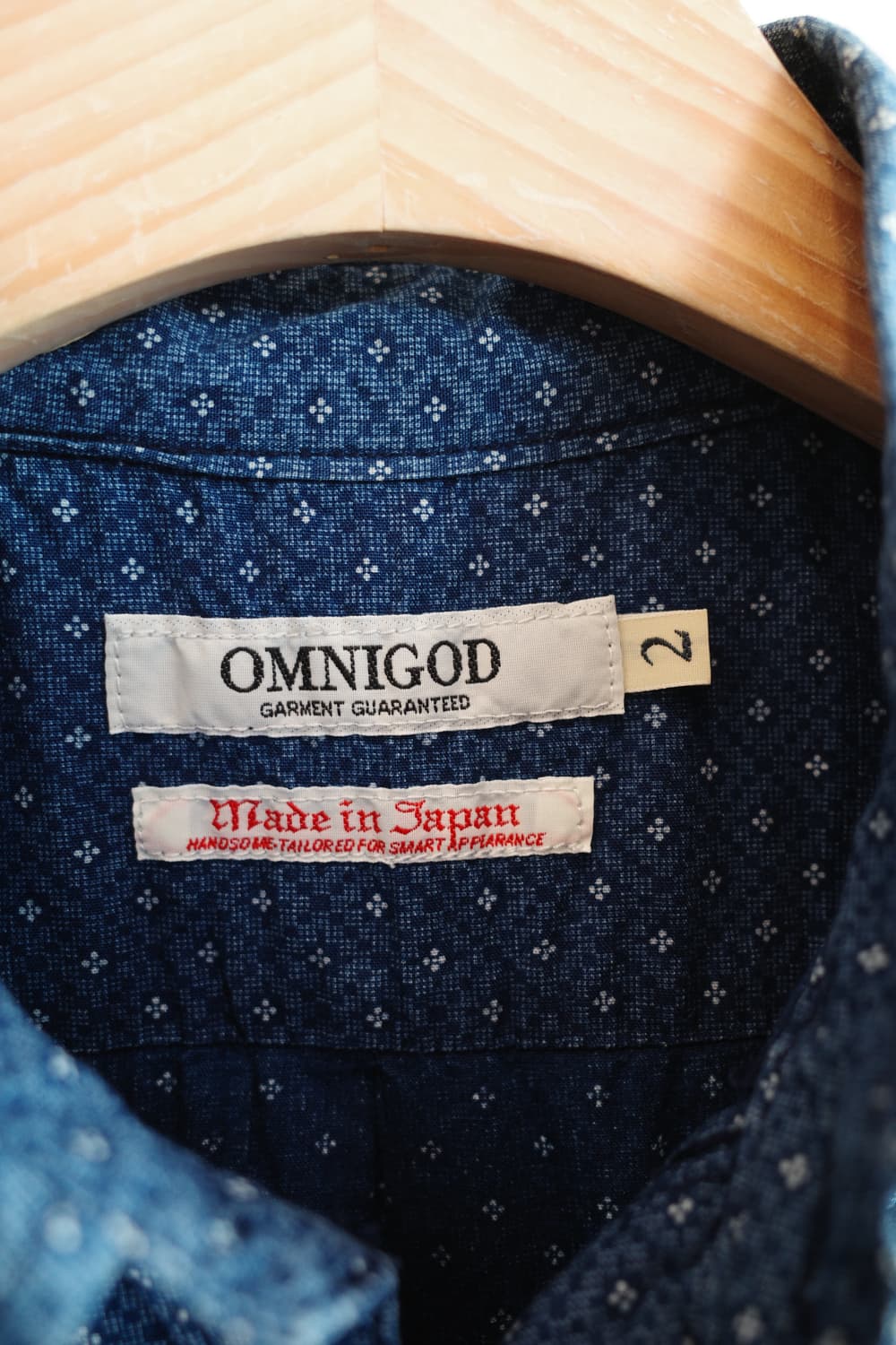 OMNIGOD 옴니갓 패턴 풀오버셔츠 (MADE IN JAPAN) 상품이미지3