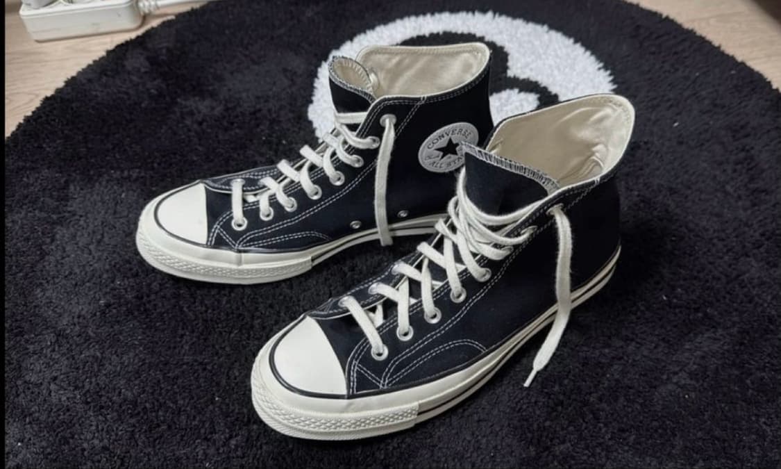 컨버스 척70 270사이즈 실착4회미만 상품이미지4