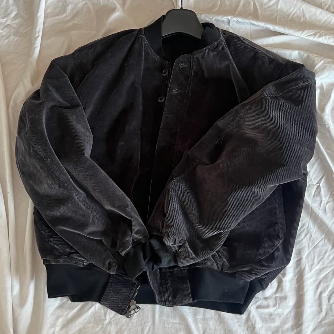 [M] 이얼즈어고 리버서블 ma-1 v2 블랙/차콜 상품이미지4