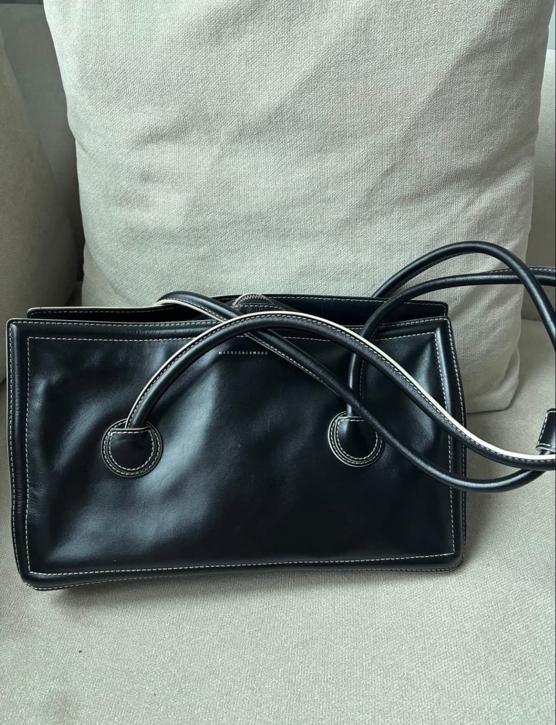 마지셔우드 블랙 보스턴백 상품이미지2