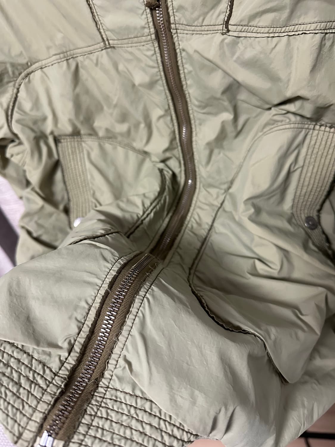 05S 스톤아일랜드 아카이브 컷팅 디테일 폴리 집업 (XL) 상품이미지7