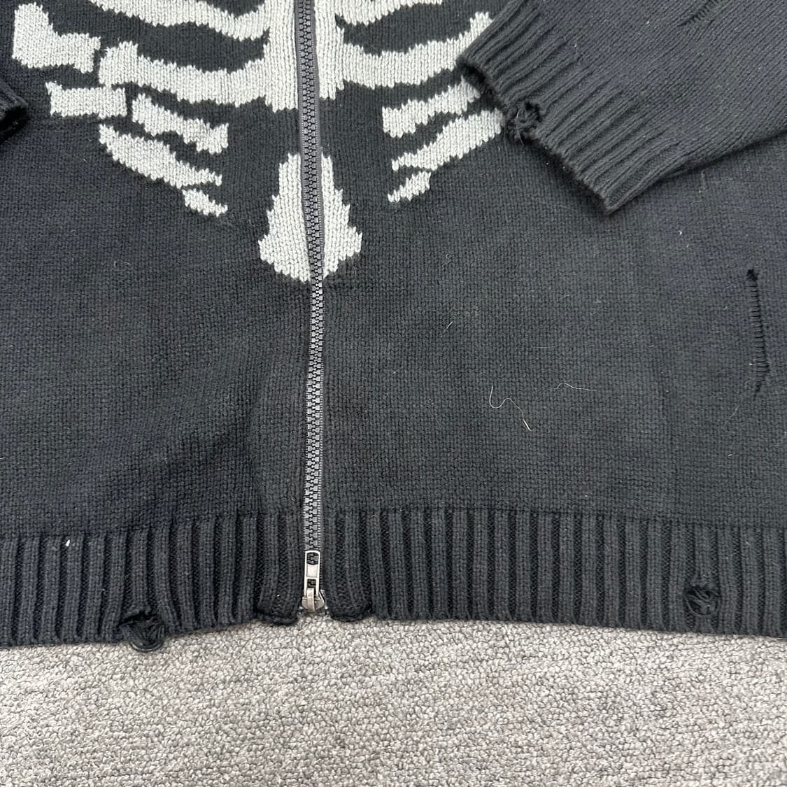 엑스톤즈 보운 니트집업 상품이미지4