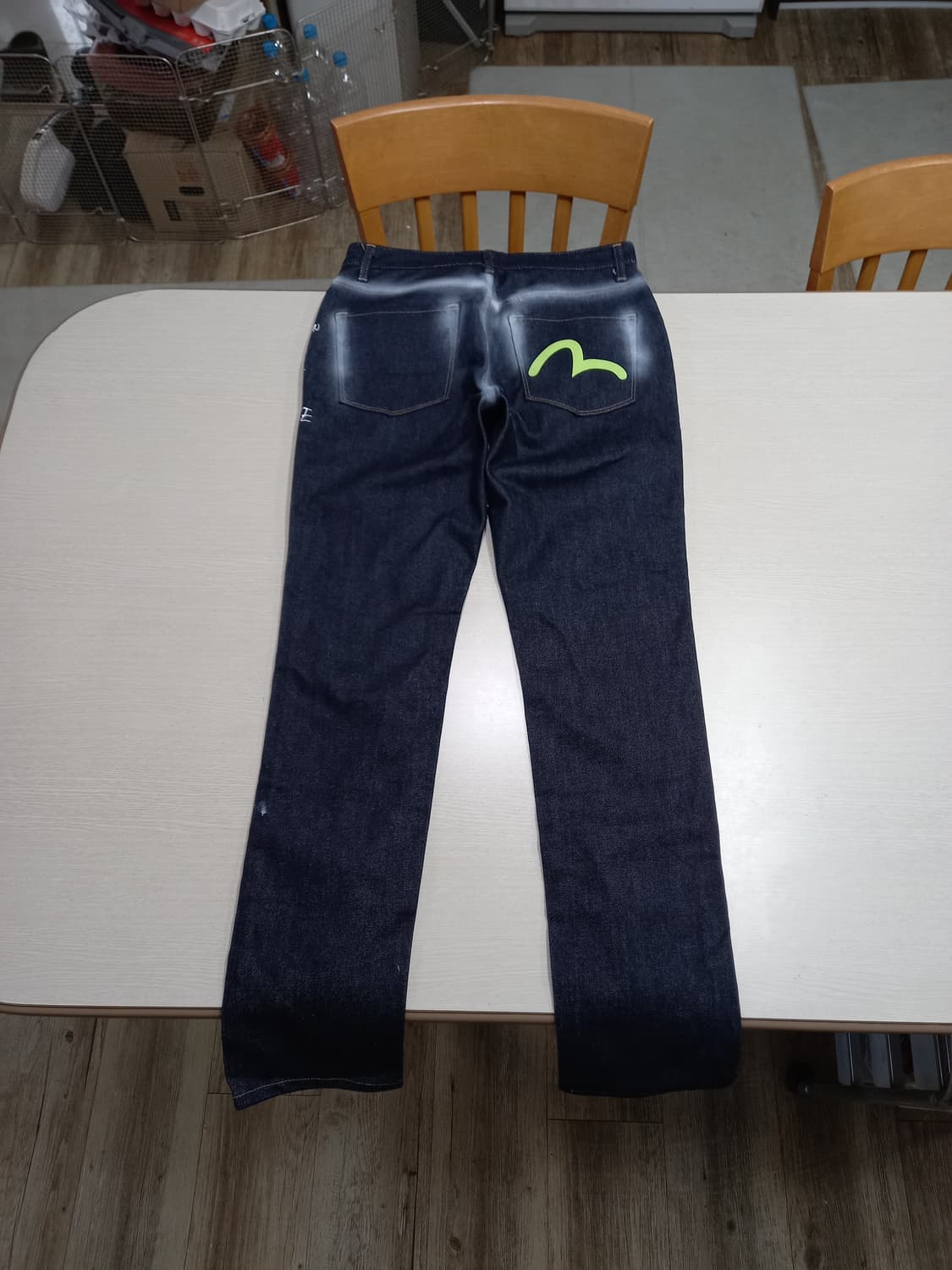 30 새상품 MDK JEANS 스판 슬림일자 진청 30-203 상품이미지2