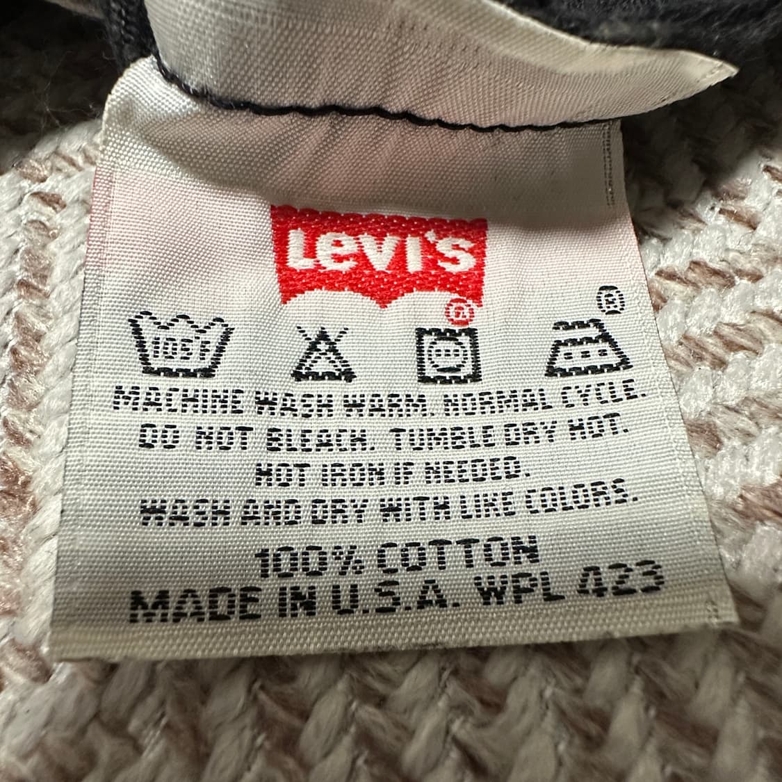 LEVI'S 501 90's usa made black jeans 상품이미지5