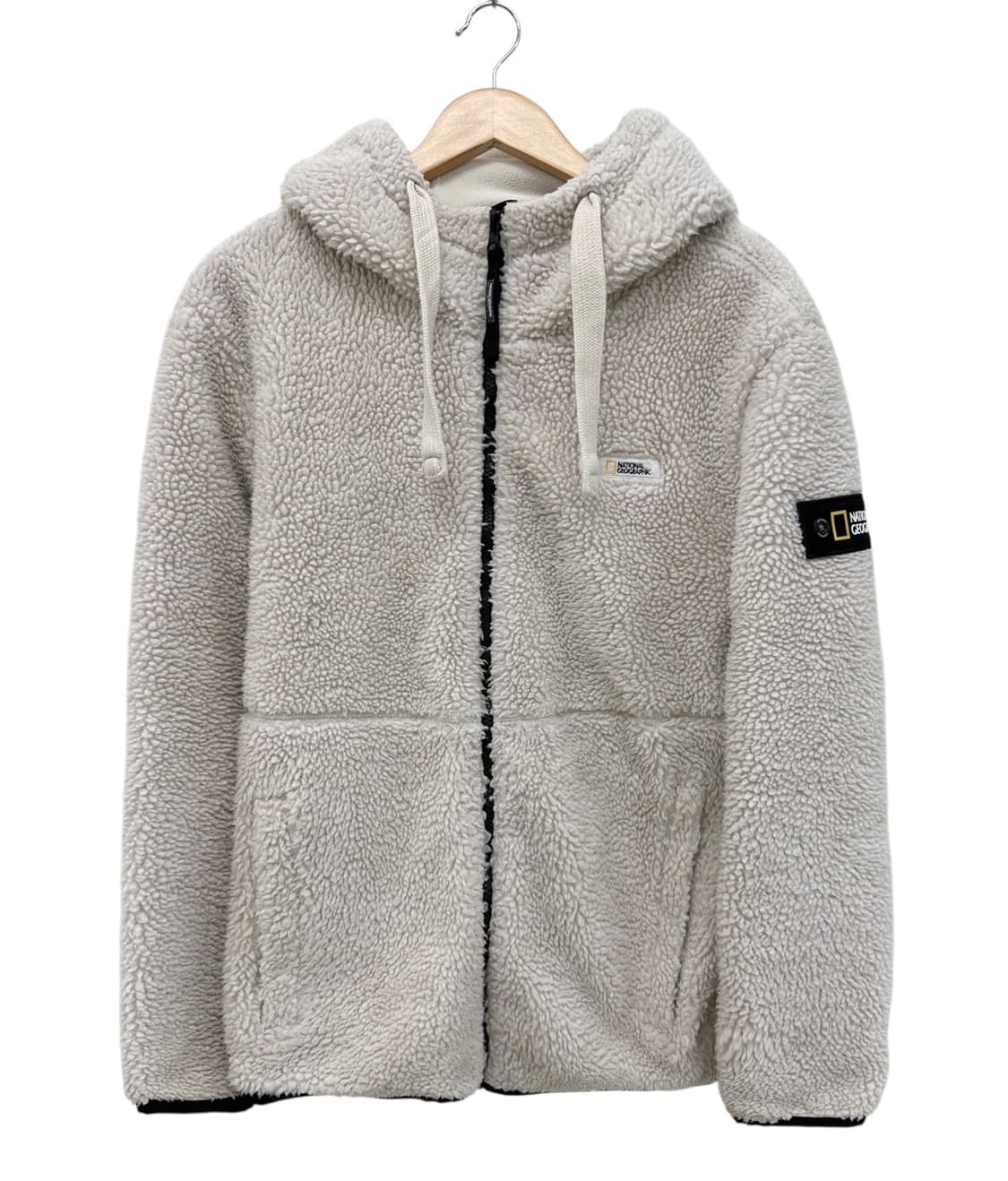 내셔널지오그래픽 후드 플리스 후리스 아이보리 (L) 상품이미지1