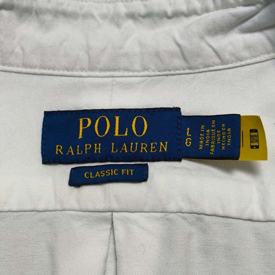 [L] 폴로 랄프로렌 화이트 옥스포드 셔츠 상품이미지4