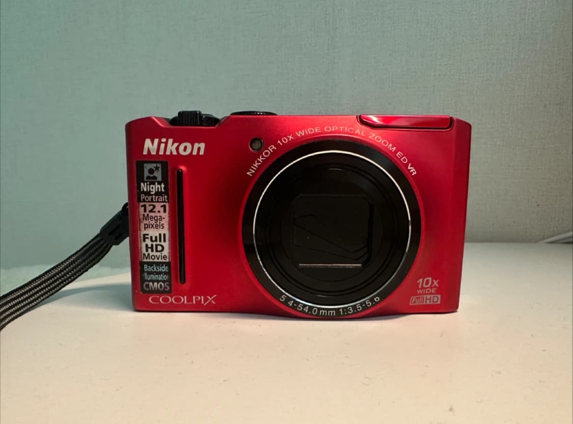 팝업플래시✨(희귀) 니콘 쿨픽스 S8100 레드 색상 상품이미지1