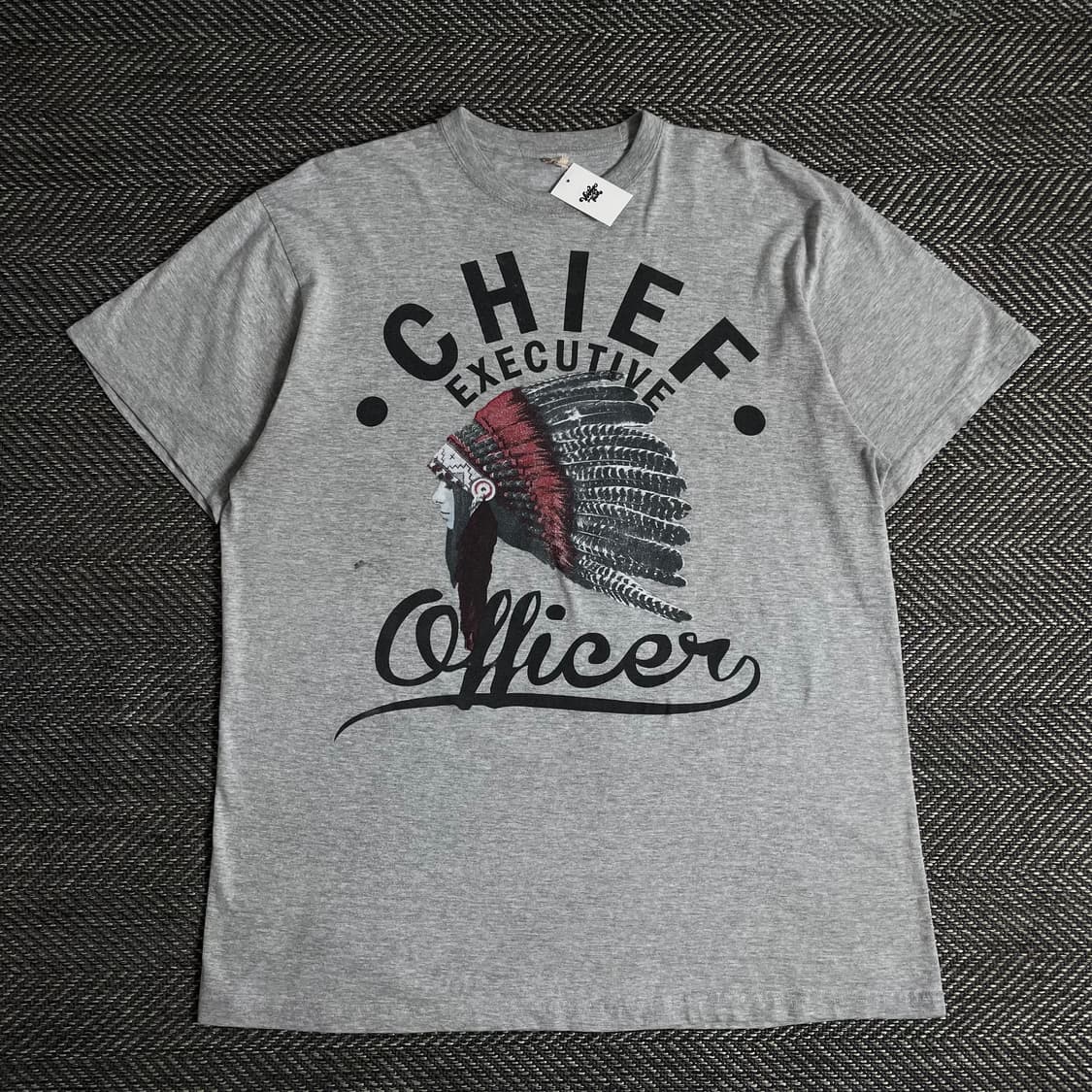 빈티지 인디어 프린팅 박시핏 반팔 티셔츠o 2868 상품이미지1