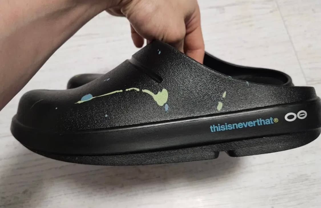 우포스x디스이즈네버댓 클로그 블랙 260사이즈 상품이미지2