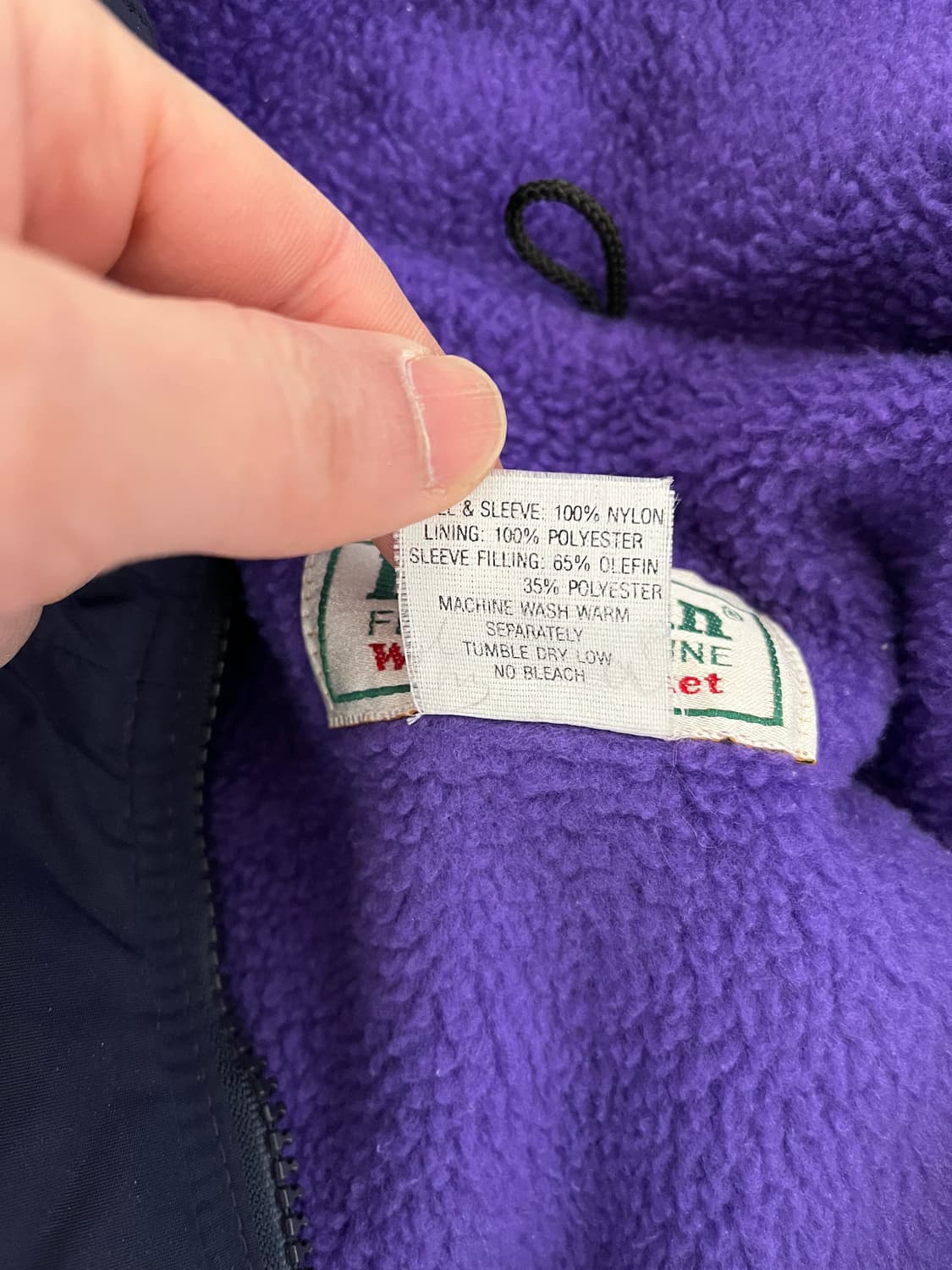 빈티지 엘엘빈 웜업자켓 상품이미지4