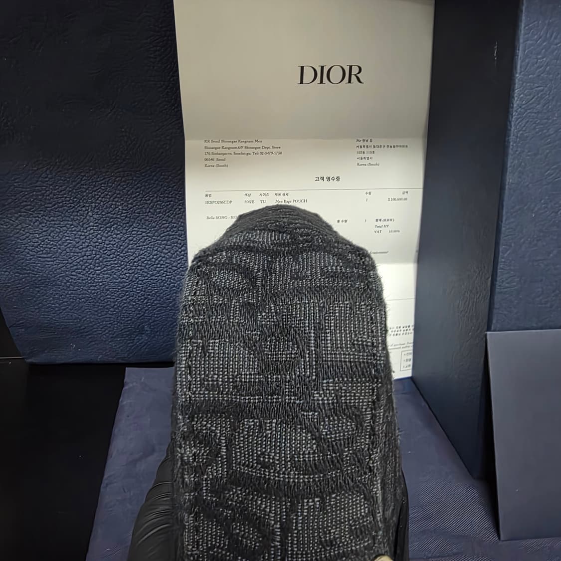 {클로젯}[풀구성/인보이스]디올 사파리 메신저백 블랙 상품이미지9