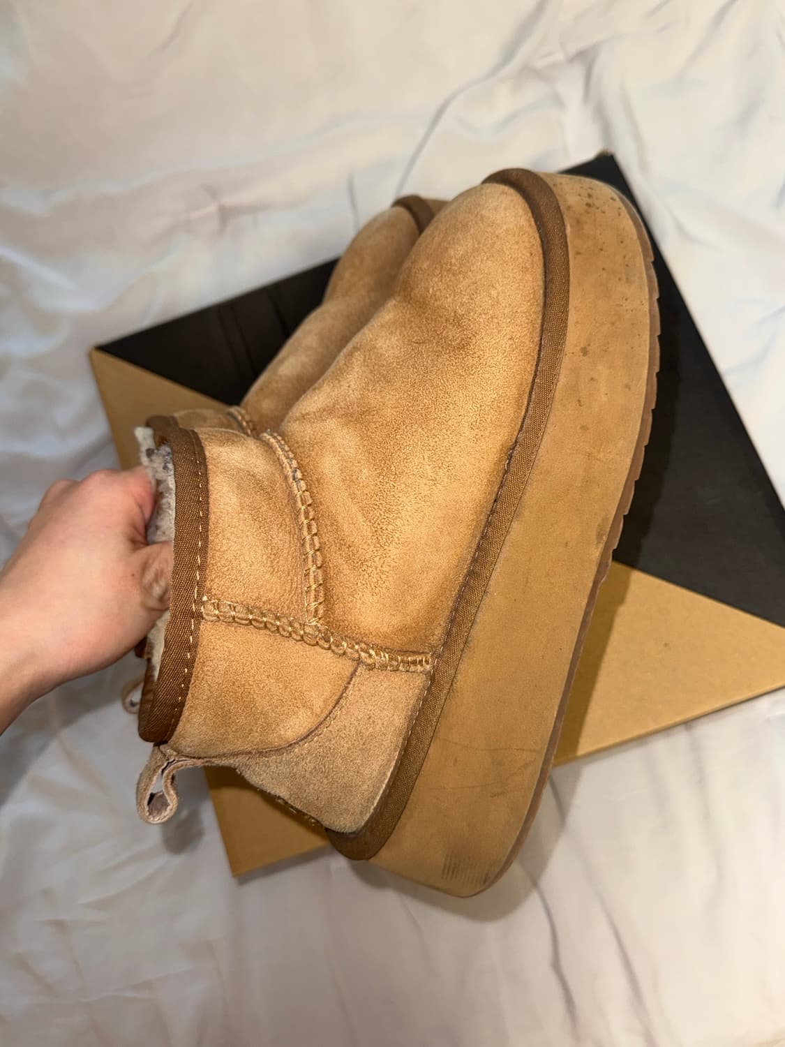 호주어그 에버어그 23FW 울트라미니 플랫폼 키높이 양털부츠 230 상품이미지4