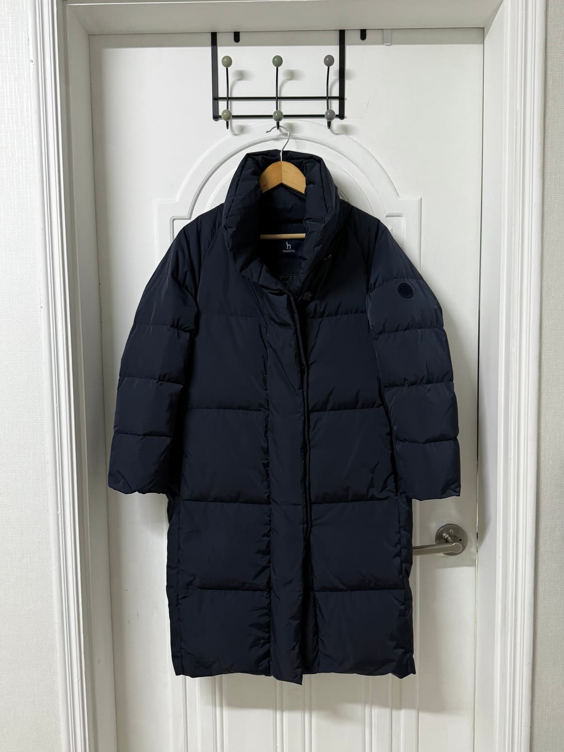 85-160 사이즈 여성 헤지스 구스다운 롱패딩 상품이미지1