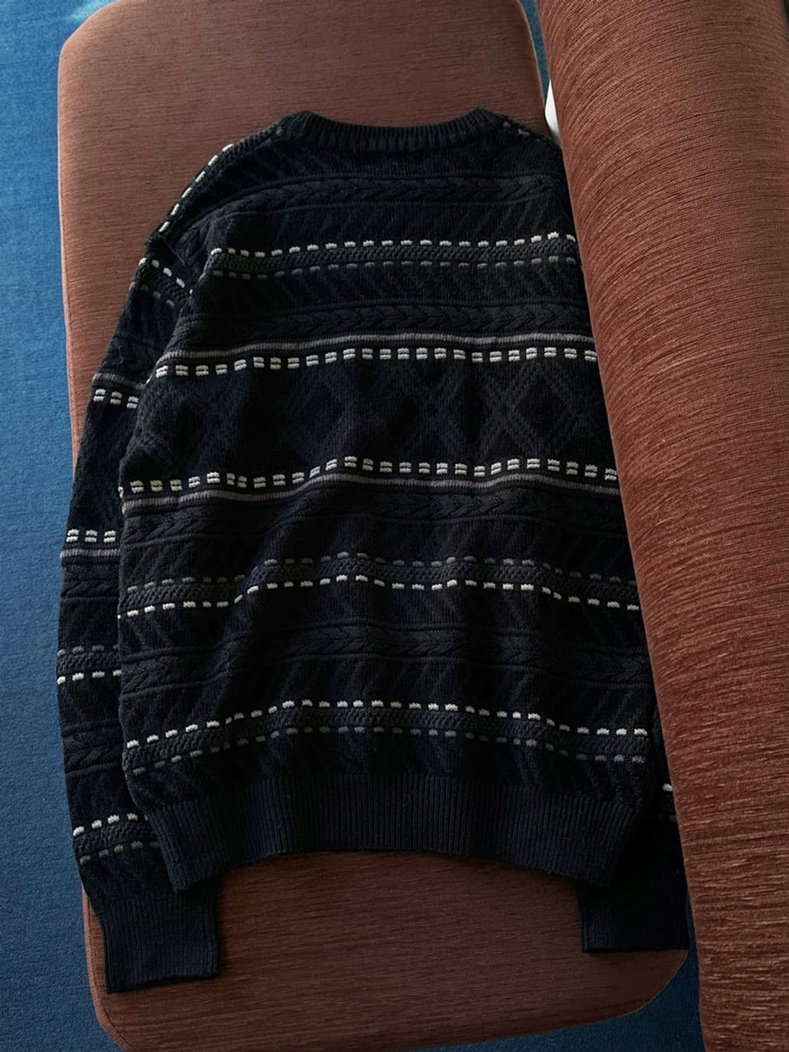 Wool blend pattern knit P/O 상품이미지4