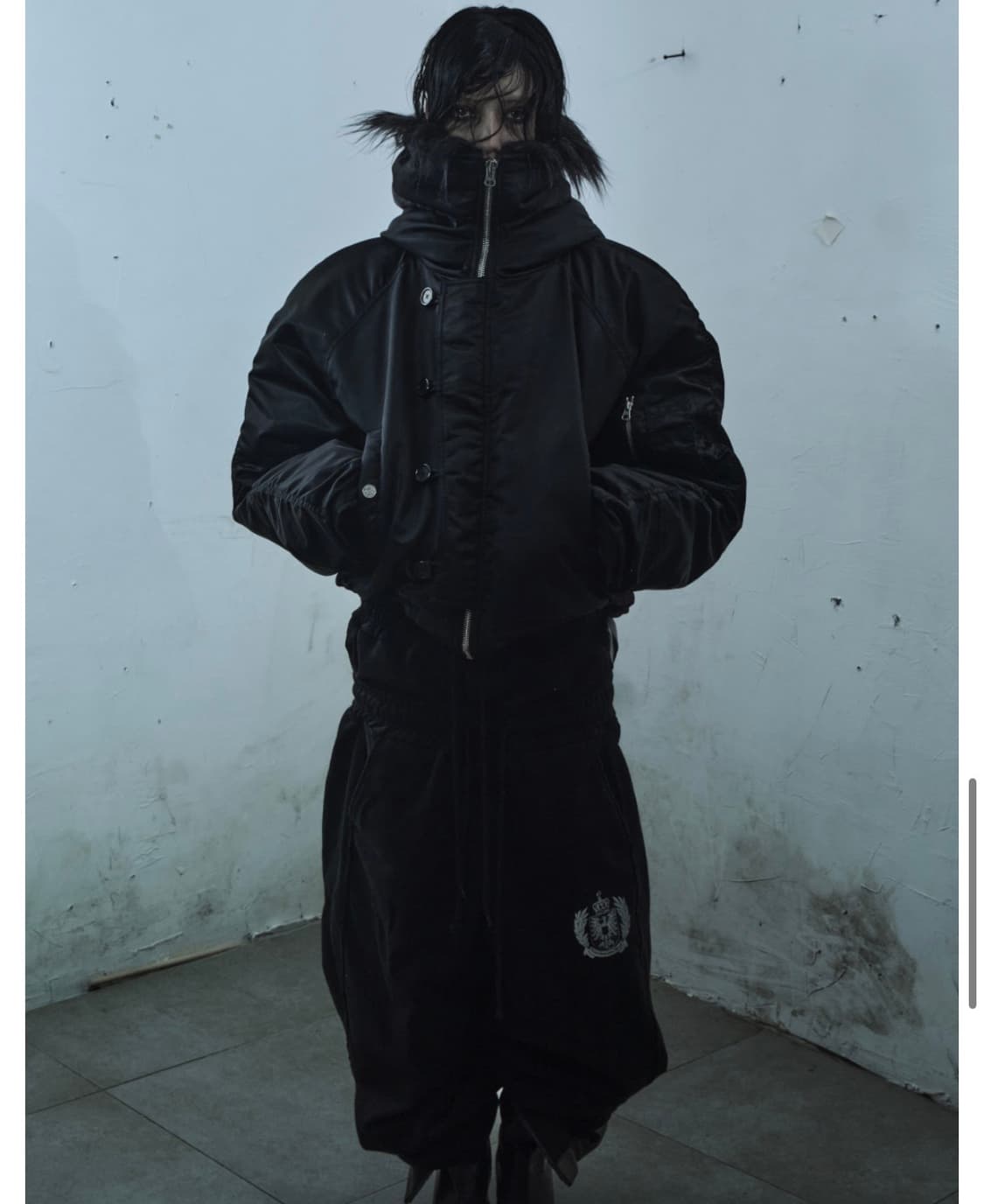 sundayoffclub fur hooded bomber (2) 상품이미지3