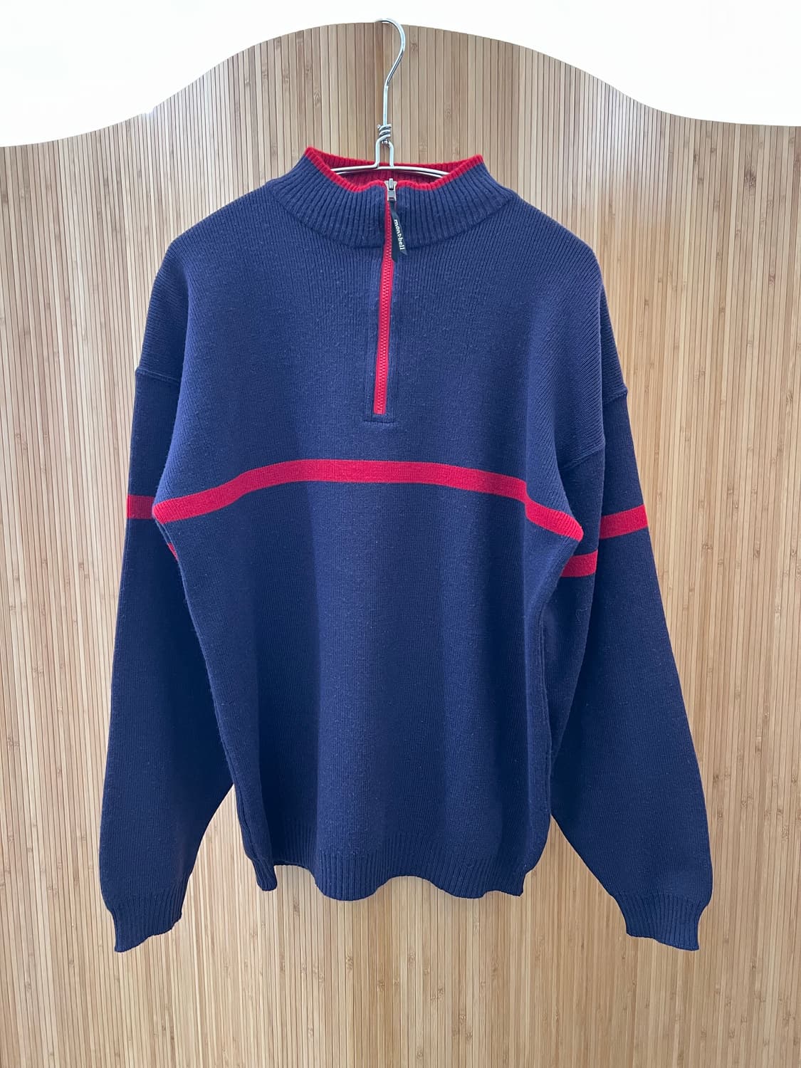 몽벨 재팬 빈티지 하프집업니트 판매 상품이미지1