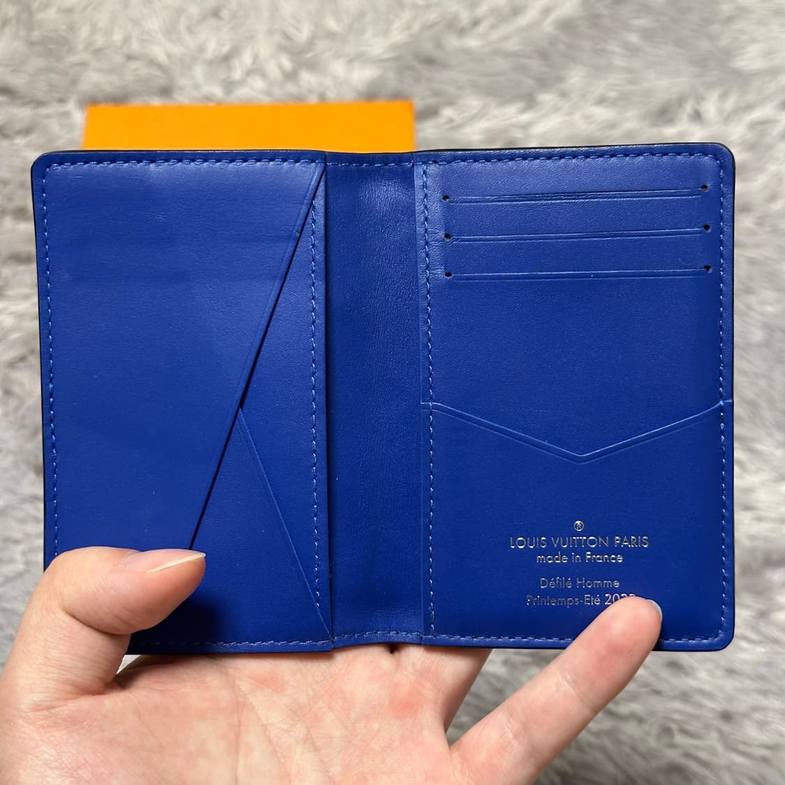 [풀구성] 루이비통 이클립스 토뤼옹 오거나이저 카드지갑 블루로즈 상품이미지4