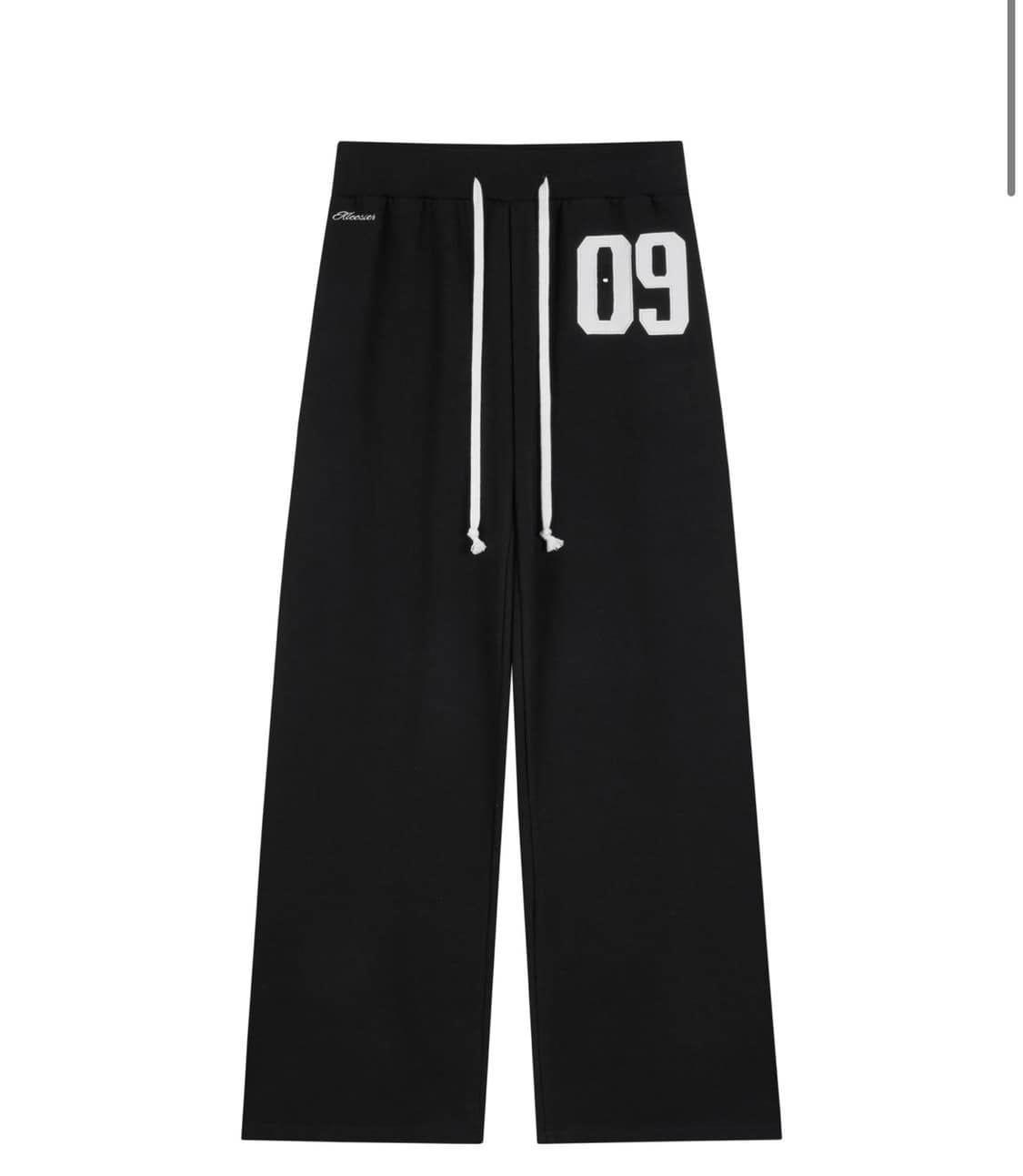 클리시어 넘버링 09 바지 블랙  상품이미지1