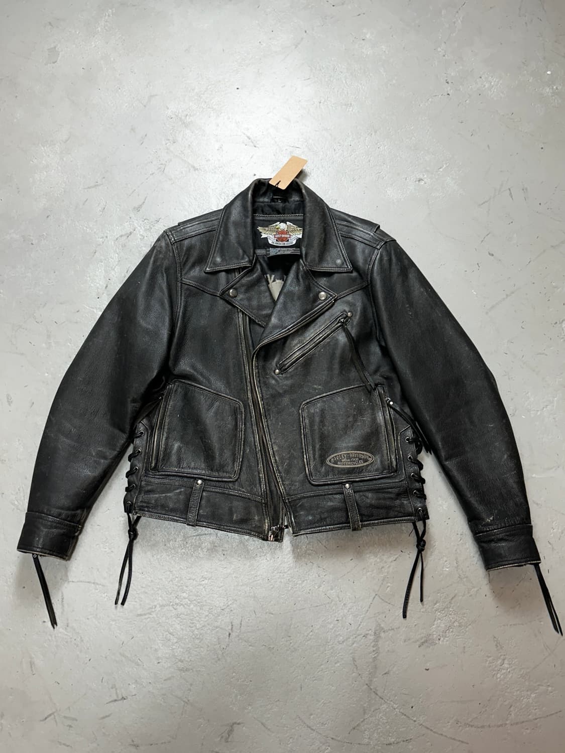 00's 할리데이비슨 레더 라이더 자켓 빈티지 레더자켓 상품이미지1