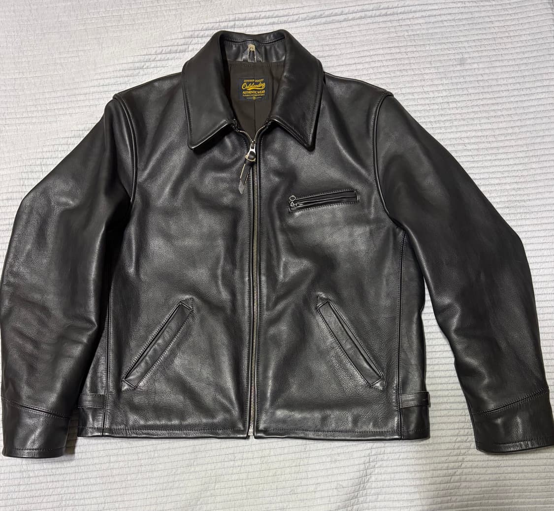 아웃스탠딩 차심 30s 레더 가죽 스포츠 자켓 M 상품이미지1