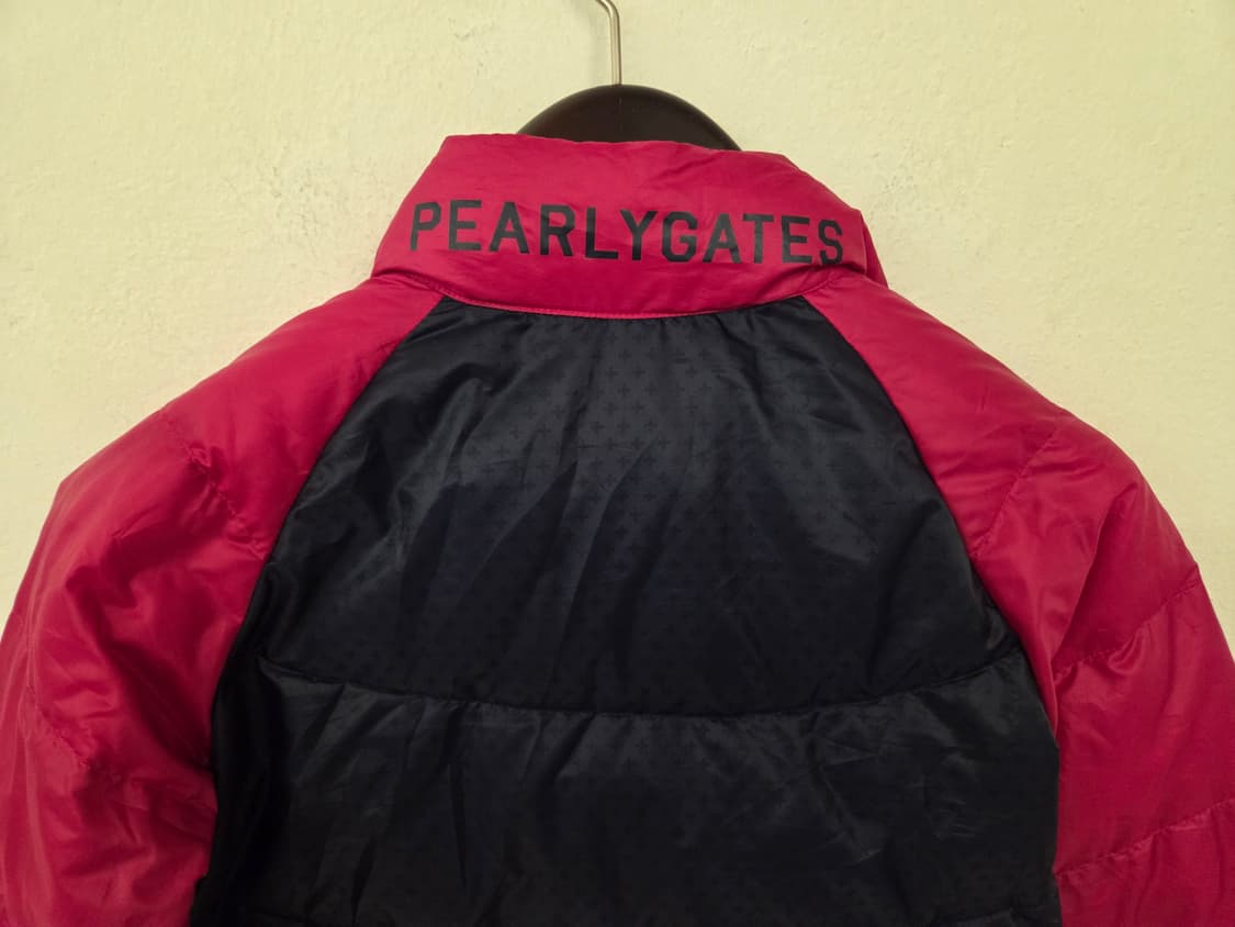 Pearly Gates 여성 패딩 0사이즈 네이비/핑크 상품이미지5