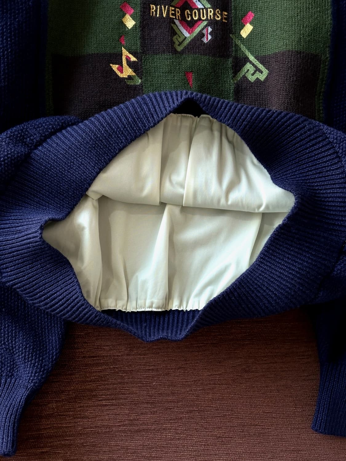 Design stitch inner liner knit P/O 상품이미지5