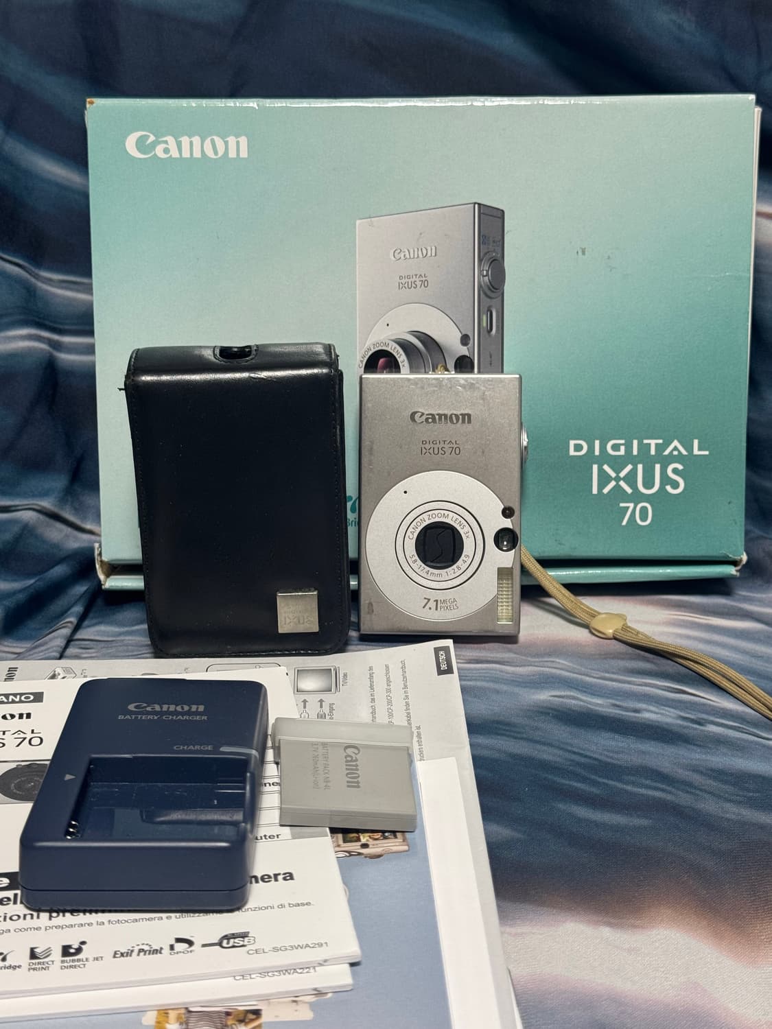 캐논 ixus 70 카메라 화이트 판매🤍/풀박✨/한글⭕️ 상품이미지1