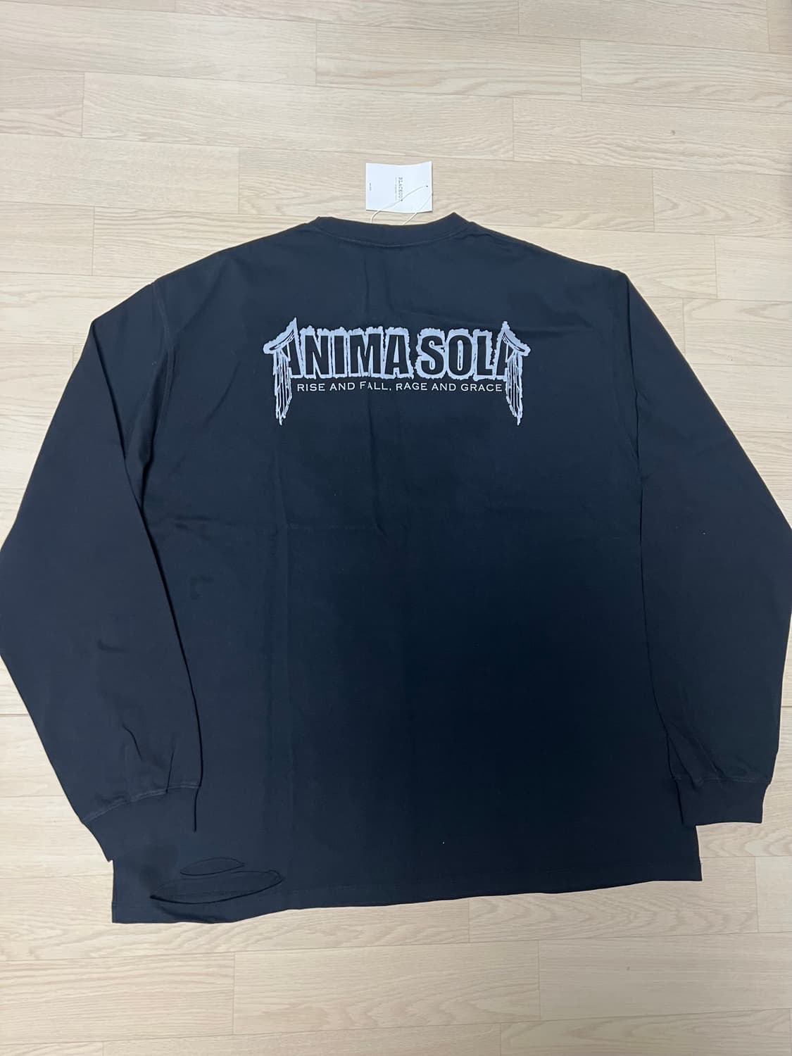 블랙아웃 롱슬리브 L사이즈 상품이미지2