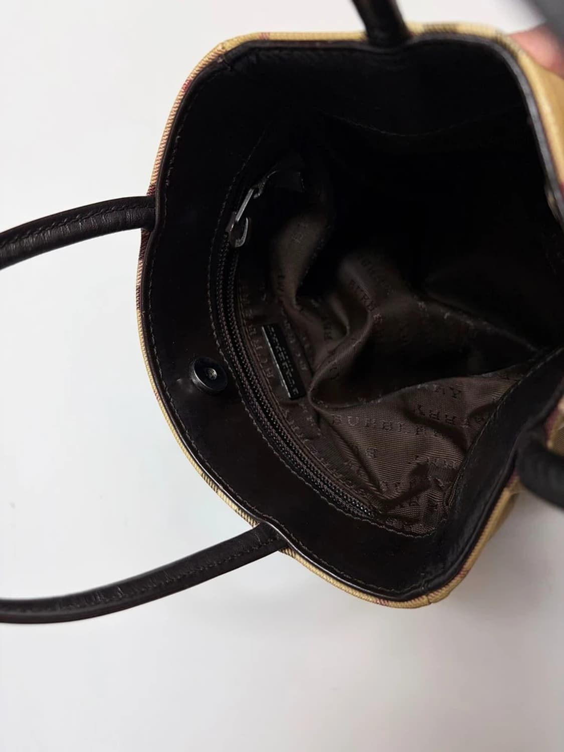 버버리 00's 노바체크 미니 토트백 Q1462 상품이미지6