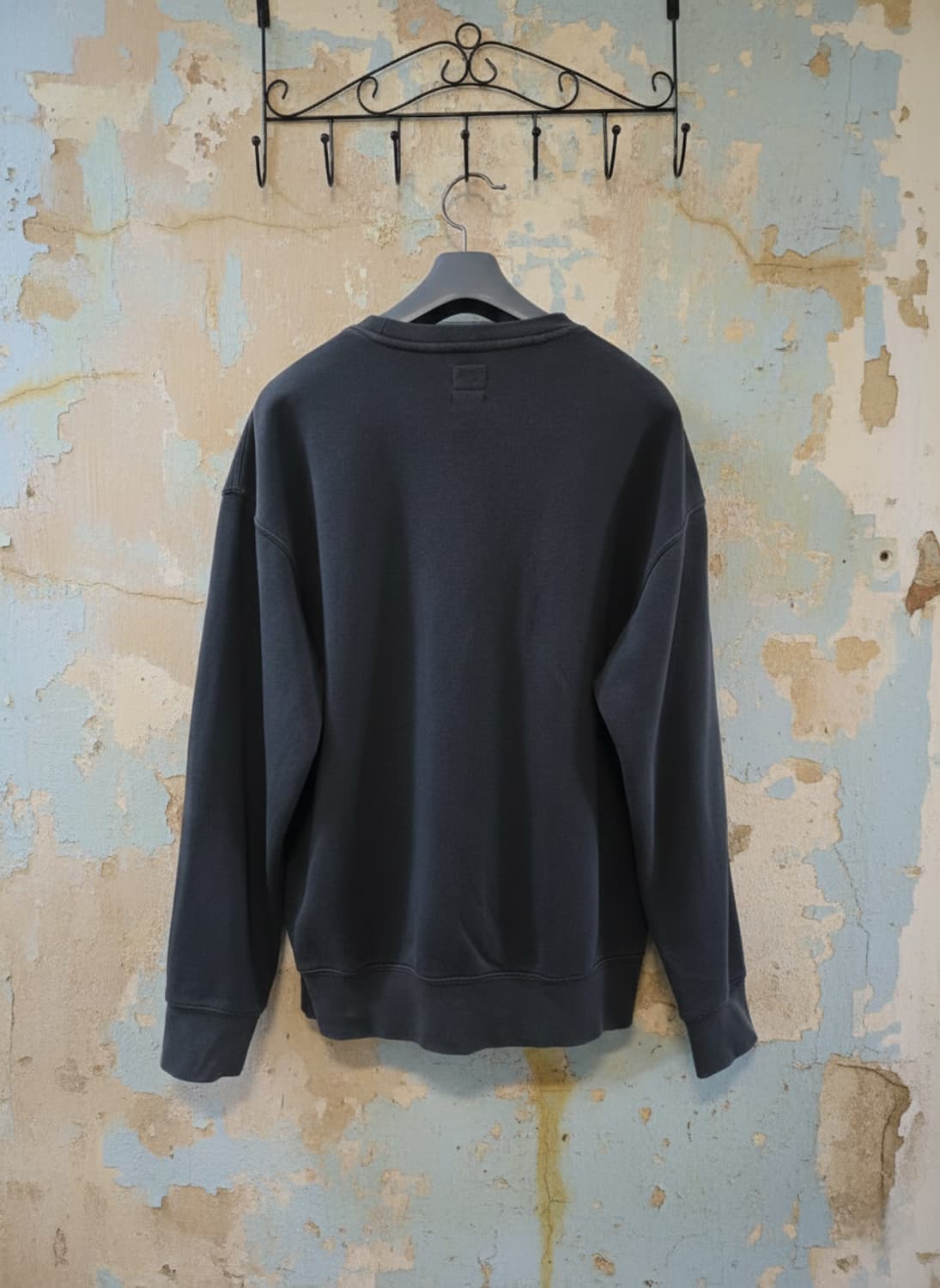 리바이스 진회색 오버핏 맨투맨 S 상품이미지2