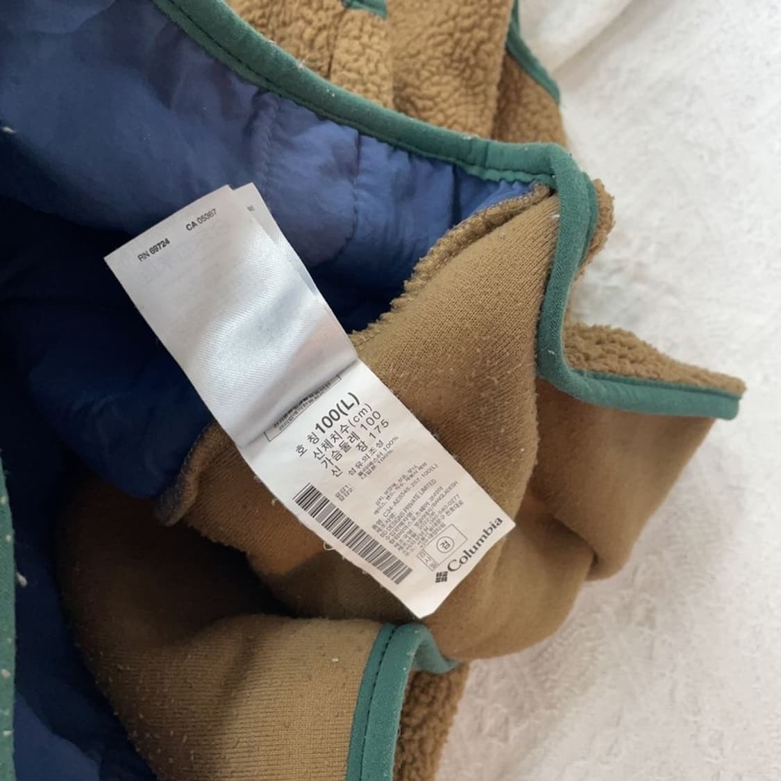 [100] 콜롬비아 뽀글이 후리스 조끼 상품이미지4