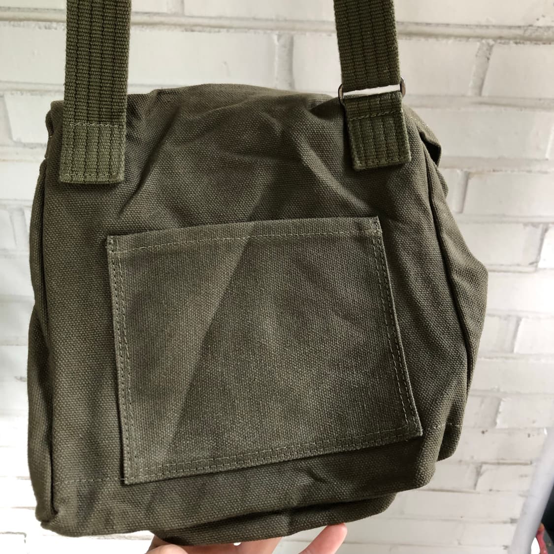 할리데이비슨 카키 코튼 크로스백 상품이미지3