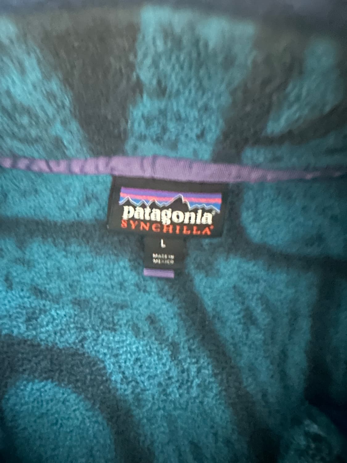 파타고니아 신칠아 맨즈 L 아즈텍 스톤블루 상품이미지2