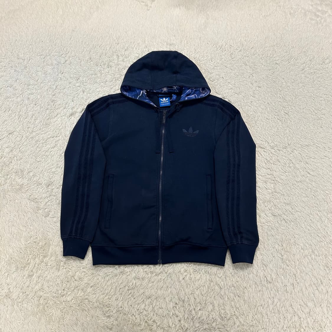 Adidas Navy Firebird Hood Zip-Up  상품이미지3
