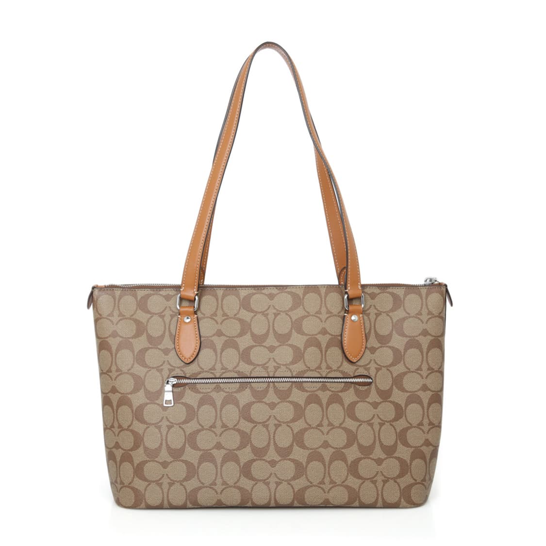 코치 시그니쳐 패치 캔버스 숄더백 갤러리 토트 CJ603 상품이미지5