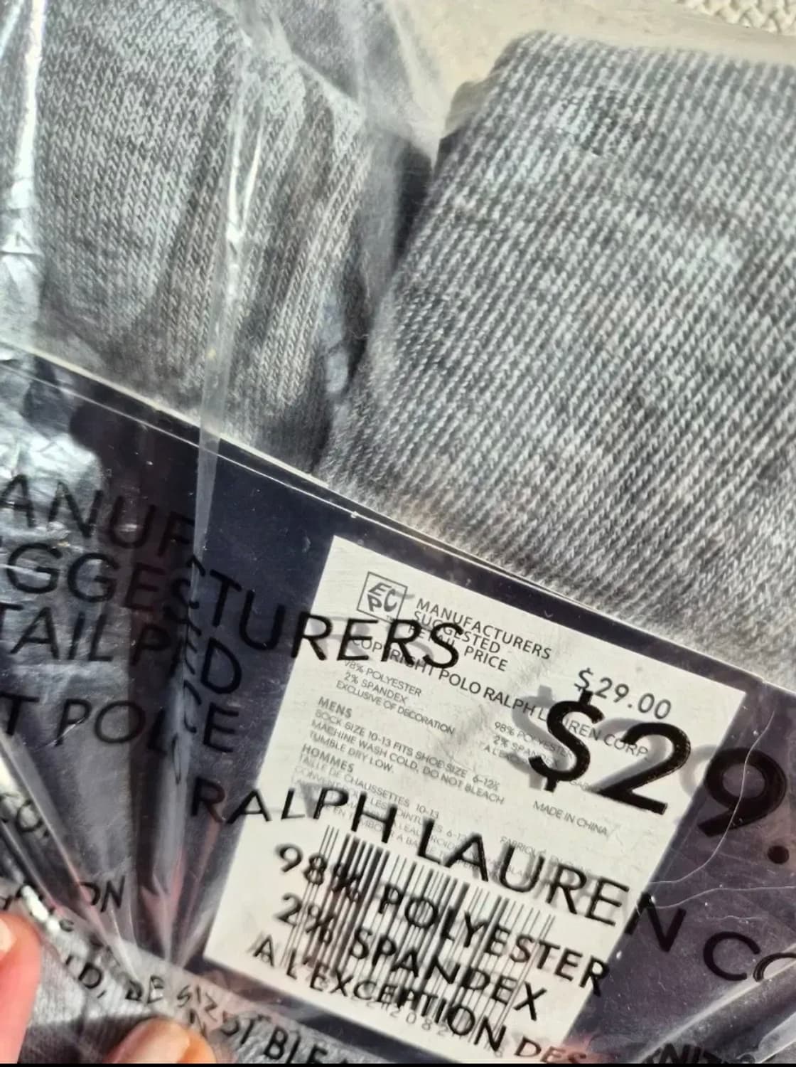 폴로 랄프로렌 스포츠 양말 새상품 상품이미지3