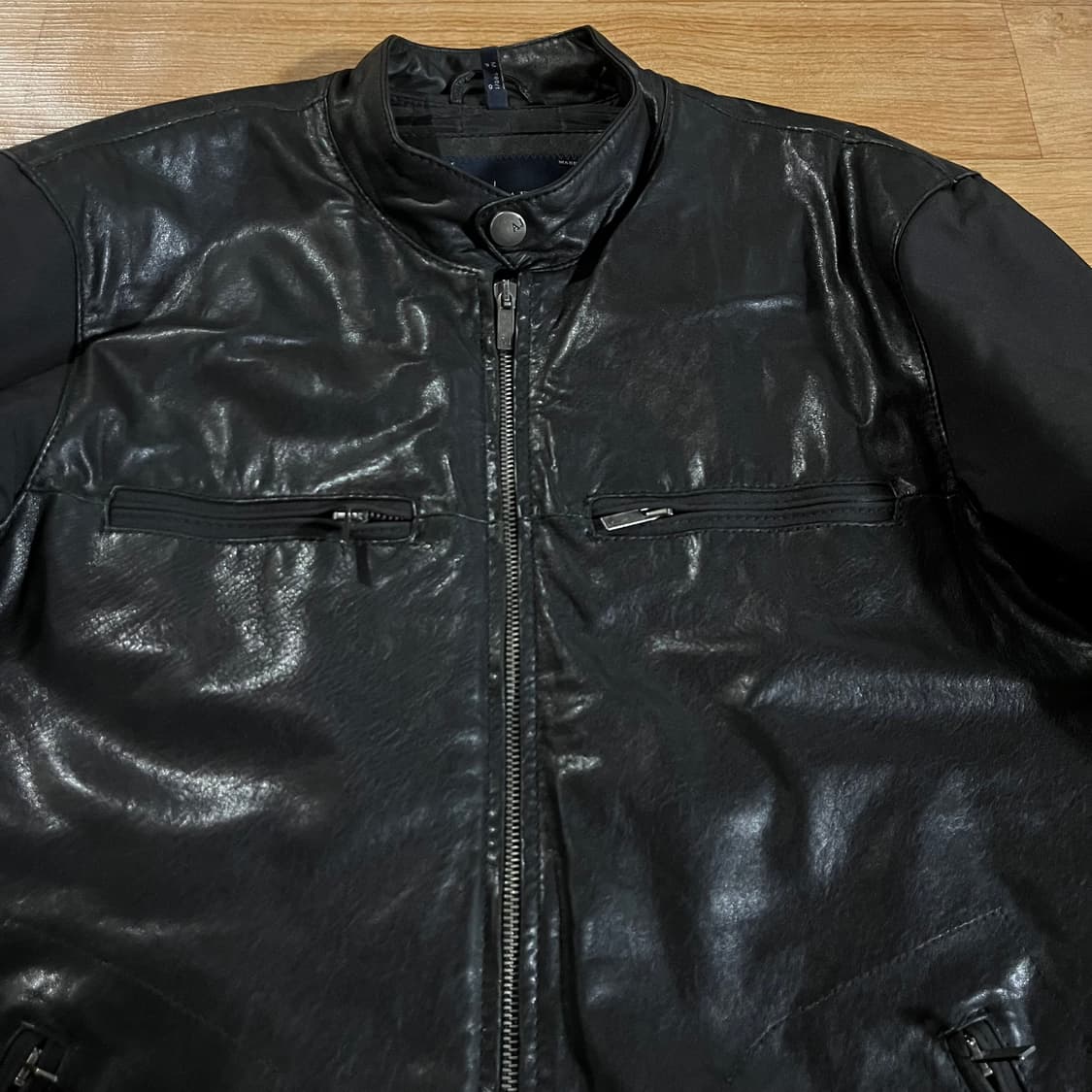 [97] 알마니 블루종 가죽자켓 상품이미지2