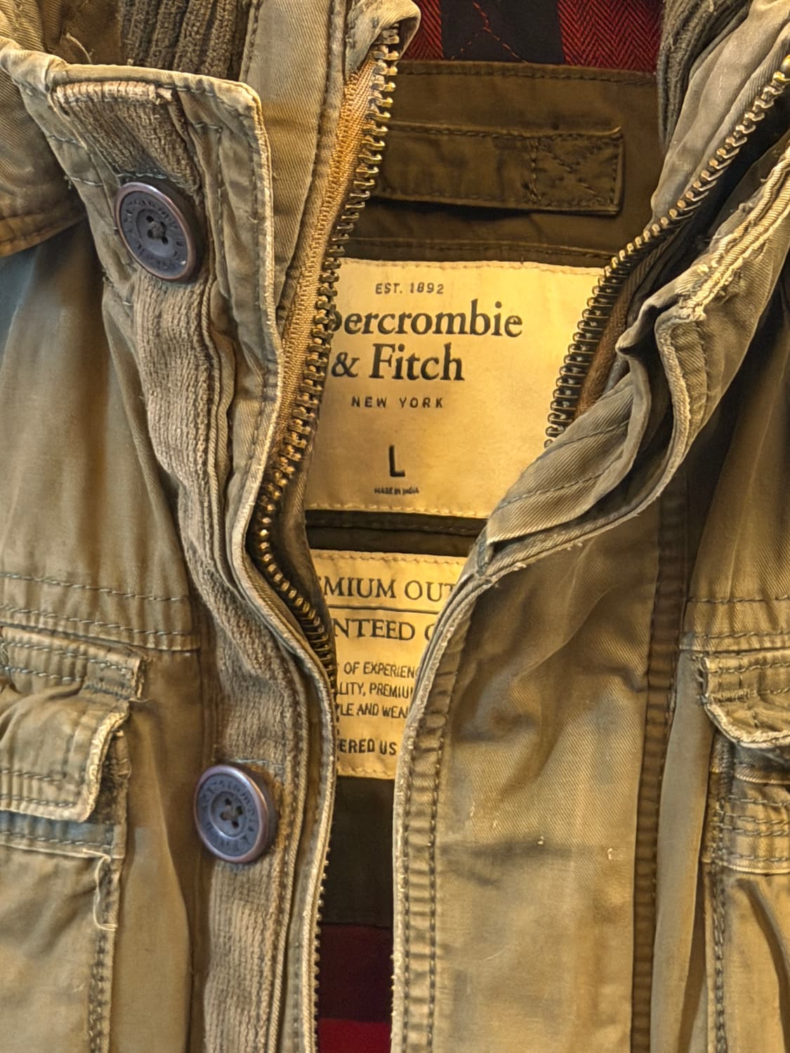 아베크롬비 대장급 밀리터리 후드 자켓 상품이미지3