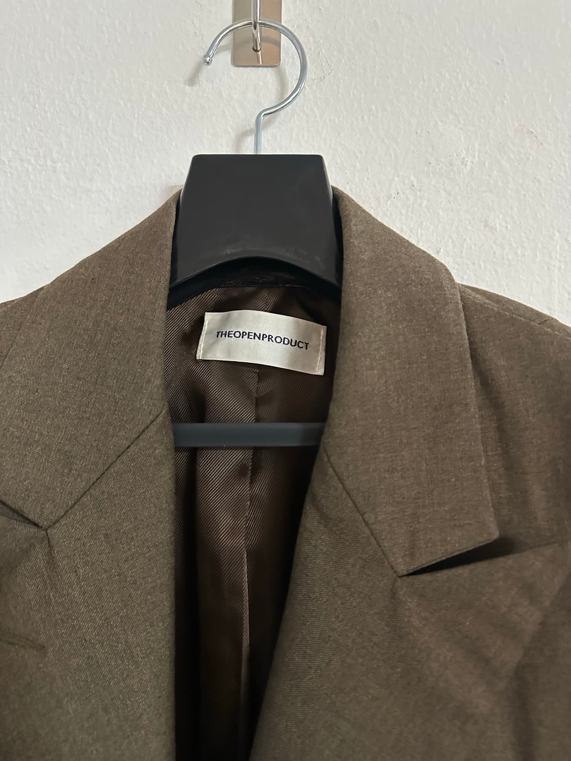 더오픈 드로덕트 (오픈와이와이) 블레이저 자켓 브라운 원사이즈 상품이미지2