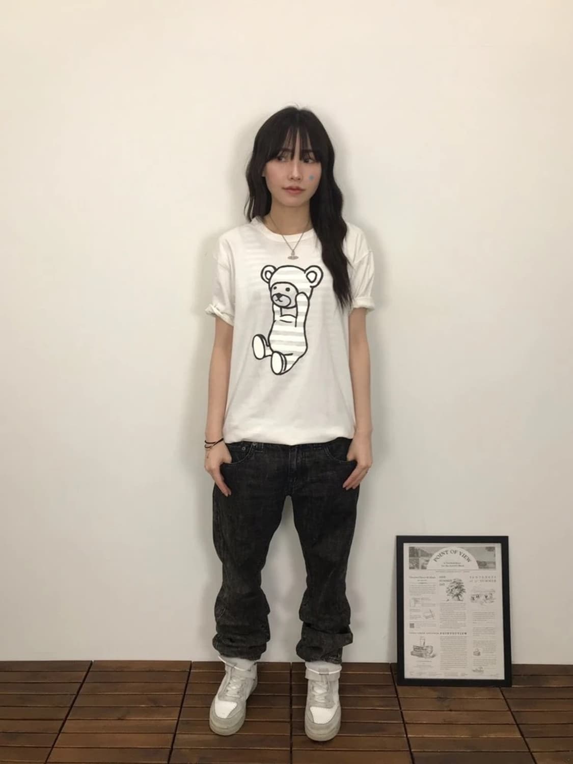 Graniph Bear Graphic T-shirt 상품이미지1