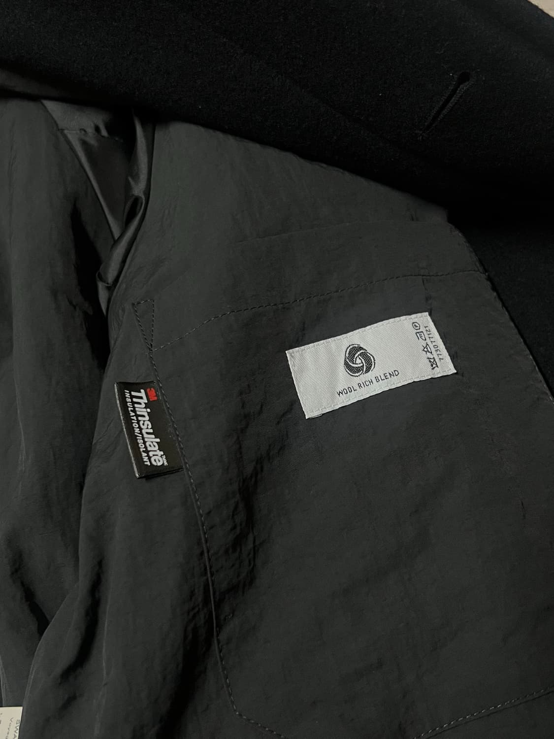 (01)어나더오피스 보이저 발마칸 코트 다크네이비 상품이미지4