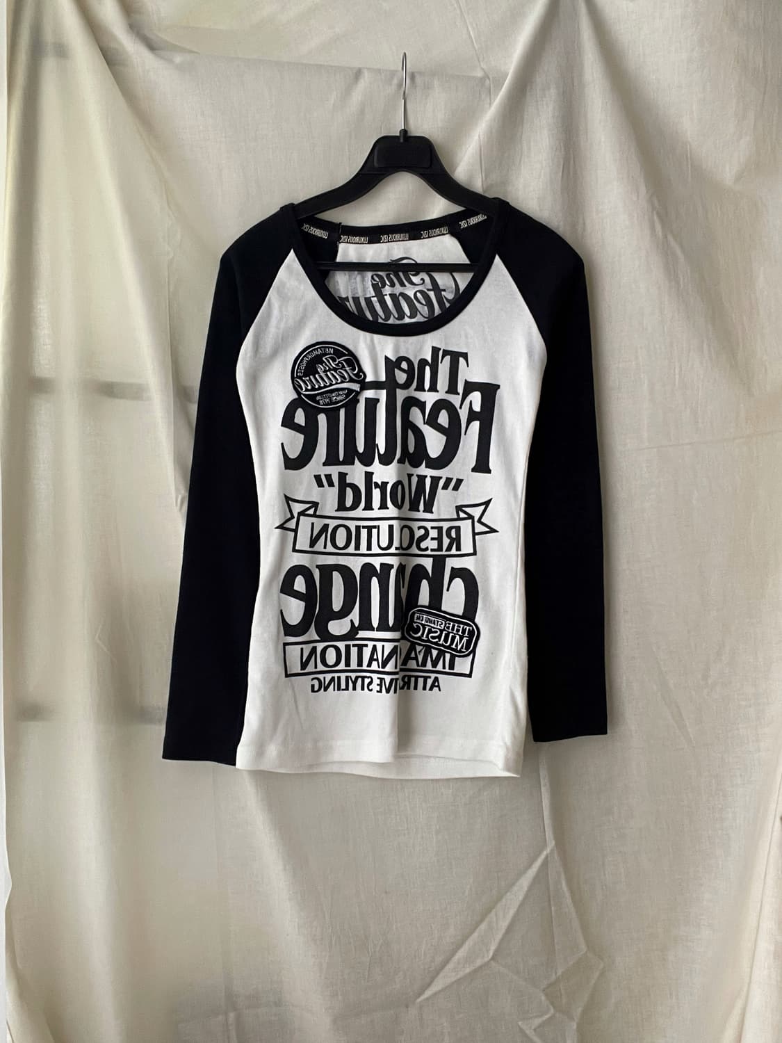 lettering print t-shirt 상품이미지1